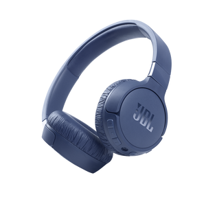JBL Tune 660NC - Blue - Wireless, on-ear, active noise-cancelling headphones. - Hero